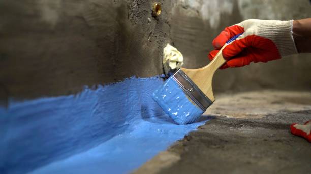 Commercial Waterproofing project at a El Dorado, KS business property by SJ Waterproofing Pros